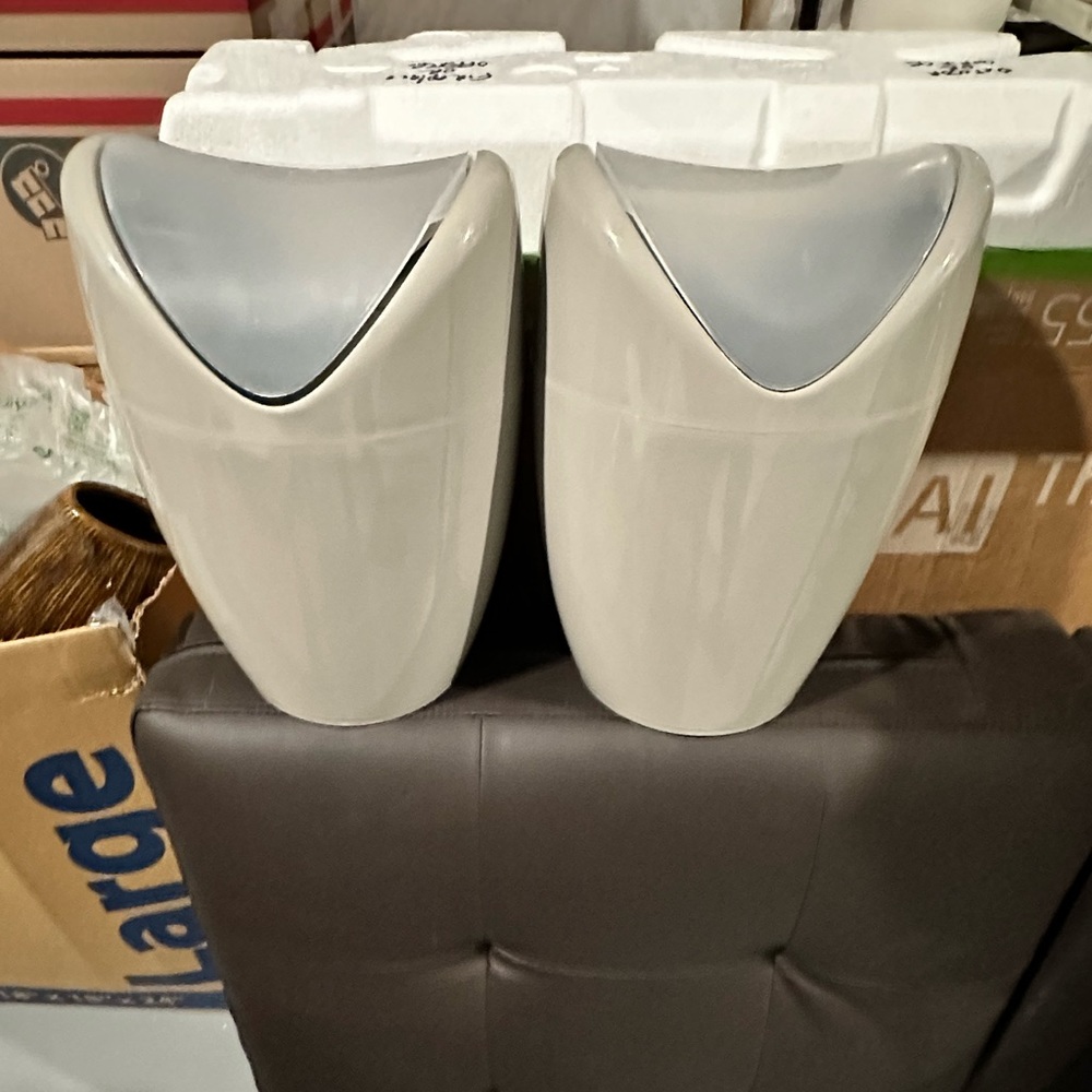 (2) Mini Trash Cans